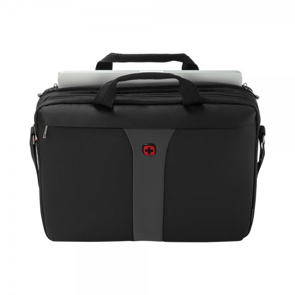 Wenger Legacy 17" Slim -tietokonelaukku, harmaa/musta