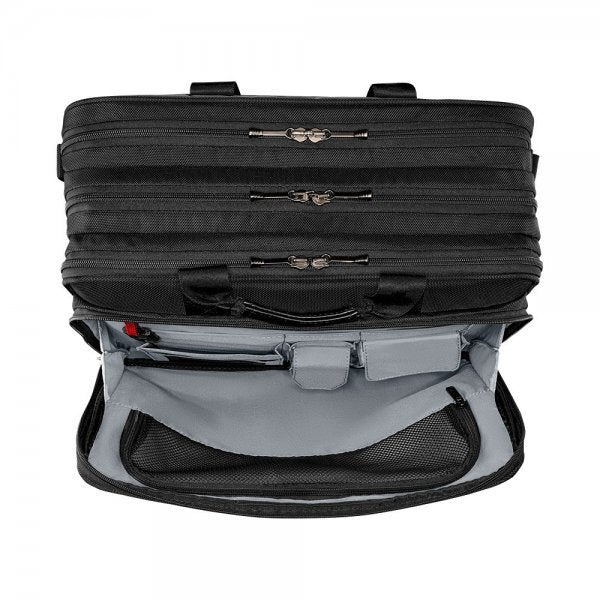 Wenger Legacy 17" Triple Gusset -tietokonelaukku, harmaa/musta