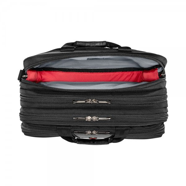 Wenger Legacy 17" Triple Gusset -tietokonelaukku, harmaa/musta