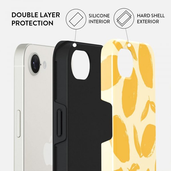 Burga iPhone 16e/iPhone 17e -kuori Tough MagSafe Lemon Tart