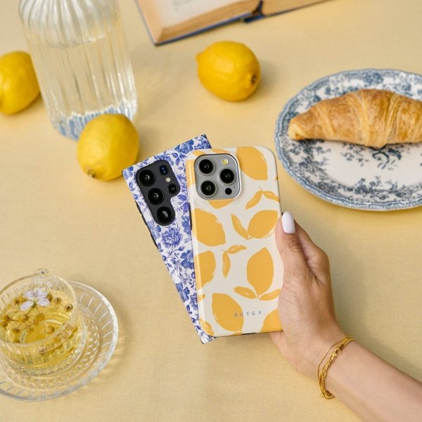 Burga iPhone 16e/iPhone 17e -kuori Tough MagSafe Lemon Tart