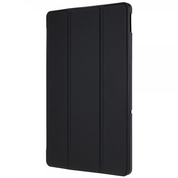 Lenovo Tab M10 Plus (3. sukupolvi) TB125 TB128 kolmiosainen suojakotelo, musta