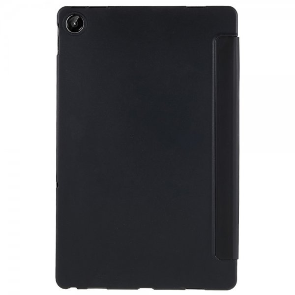 Lenovo Tab M10 Plus (3. sukupolvi) TB125 TB128 kolmiosainen suojakotelo, musta
