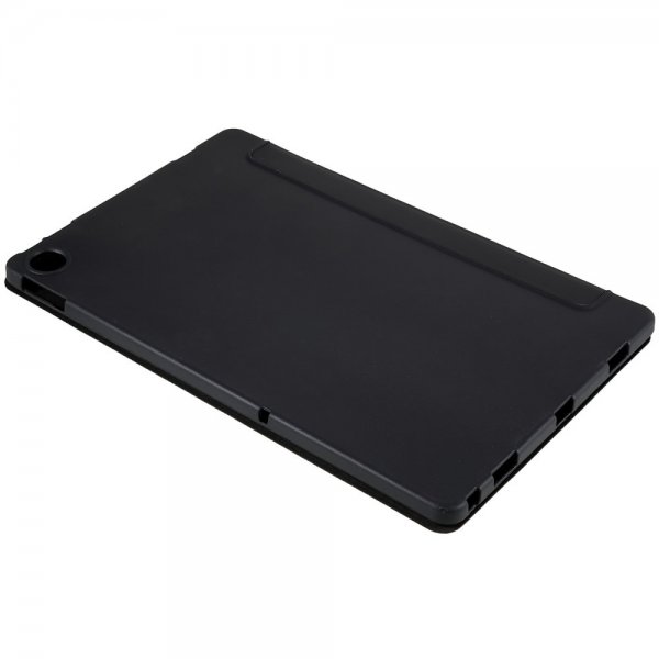 Lenovo Tab M10 Plus (3. sukupolvi) TB125 TB128 kolmiosainen suojakotelo, musta