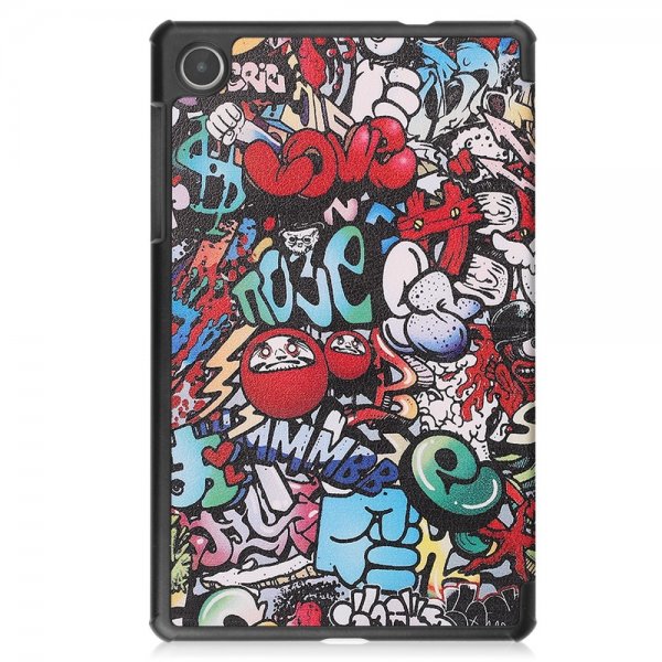 Lenovo Tab M8 (4. sukupolvi) TB300 -suojakuori kuviolla, Graffiti