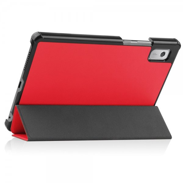 Lenovo Tab M9 TB310 Suojakotelo Kolmiosainen Punainen