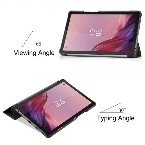 Lenovo Tab M9 TB310 Suojakotelo Trifold Musta