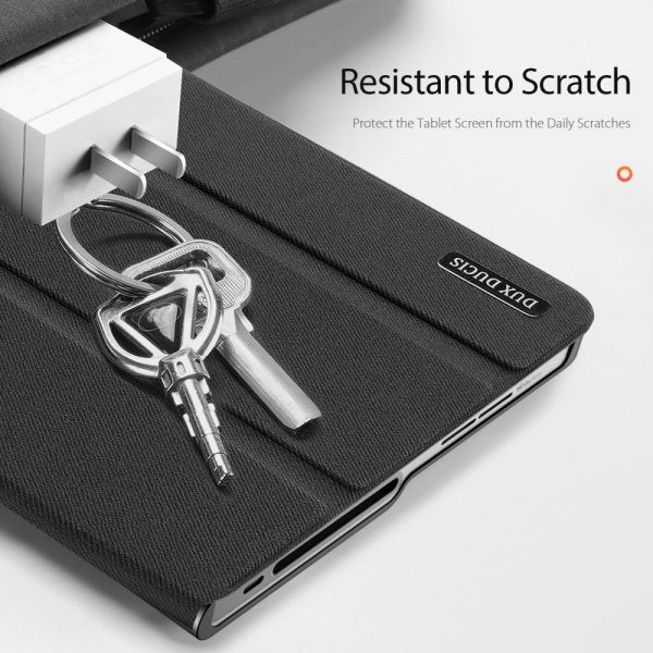 Dux Ducis Lenovo Tab Plus -suojakotelo, DOMO-sarja, musta