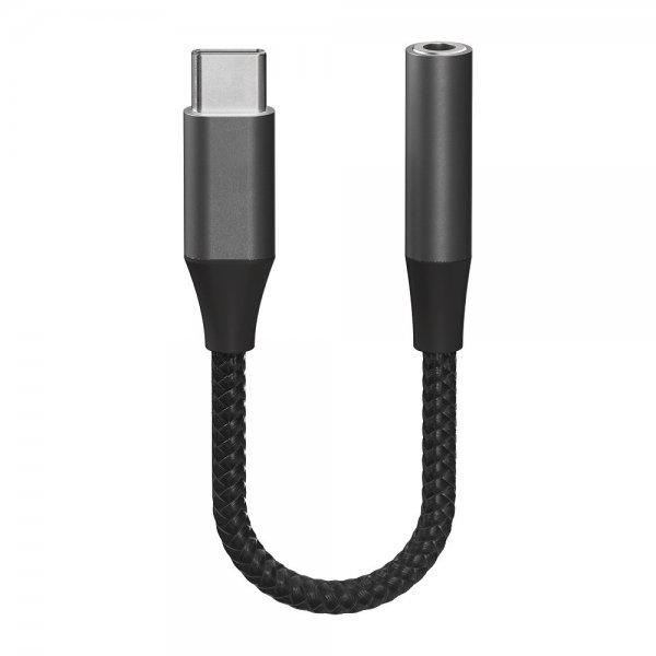X2O Äänisovitin USB-C–3.5 mm AUX 0,1 m Musta