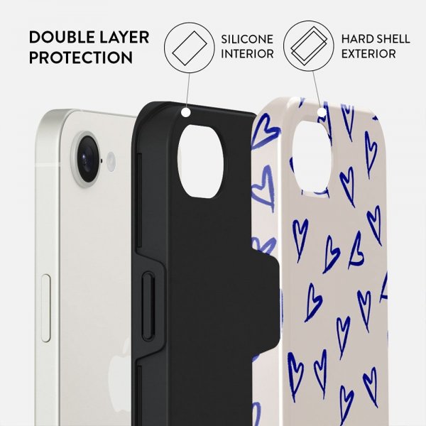 Burga iPhone 16e/iPhone 17e Tough MagSafe Love Me Right -kuori