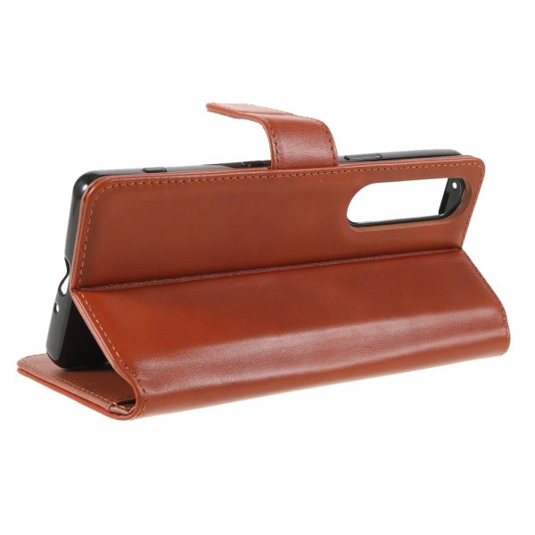 Nordic Covers Sony Xperia 1 III suojakotelo Essential Leather Maple Brown
