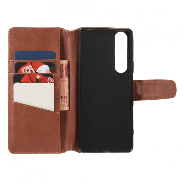 Nordic Covers Sony Xperia 1 III suojakotelo Essential Leather Maple Brown