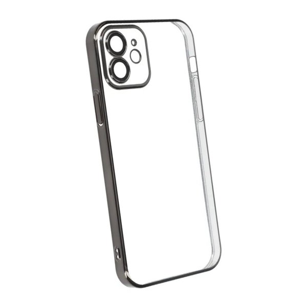 iPhone 11 Suojakuori Glitter Läpinäkyvä Iskunkestävä Musta