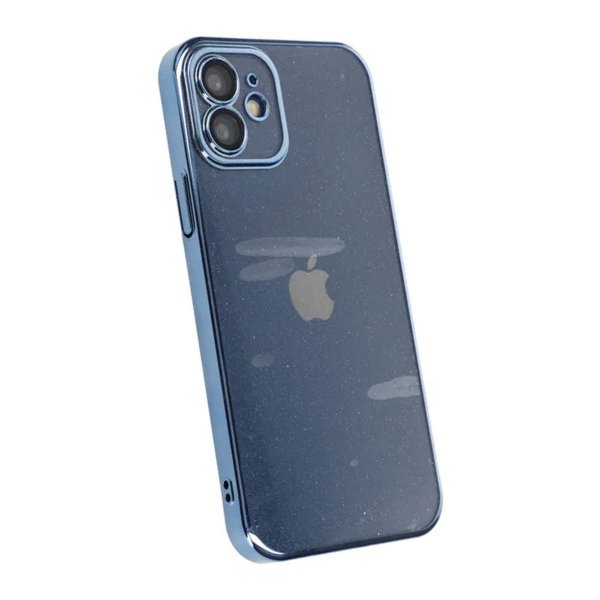iPhone 12 Kuoret Glitter Läpinäkyvä Iskunkestävä Sininen