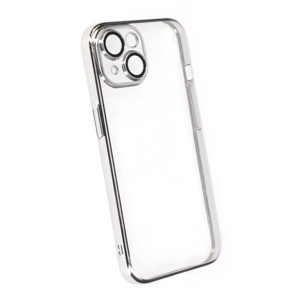 iPhone 14 Kuori Glitter Läpinäkyvä Iskunkestävä Hopea