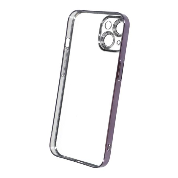 iPhone 15 Kuoret Kimalteleva Läpinäkyvä Iskunkestävä Violetti