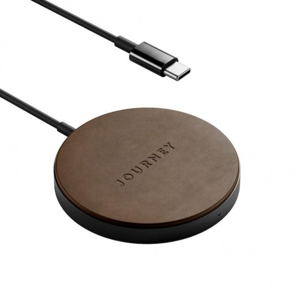 Journey MagSafe-yhteensopiva langaton laturi, tummanruskea