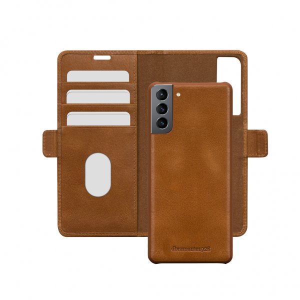 dbramante1928 Samsung Galaxy S21 Plus Fodral Lynge Irrotettava Kuori Tan