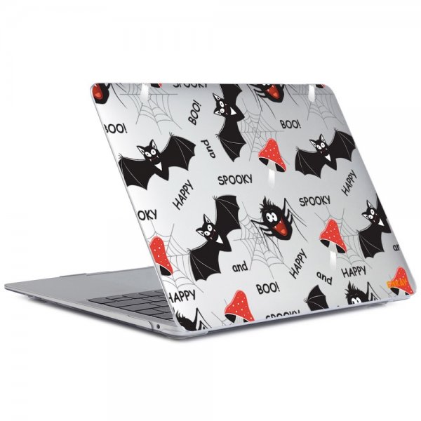 Enkay MacBook Air 13 (A1932. A2179)/MacBook Air 13 M1 (A2337) Kuori Kuviolla Lepakot