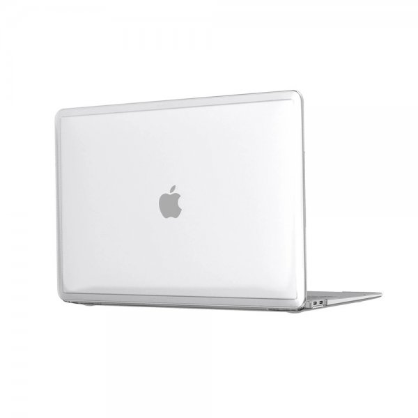 Tech21 MacBook Air 13 M1 (A2337)/M2 (A2681) Suojakuori Evo Clear Läpinäkyvä