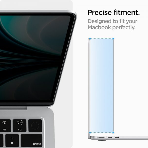 Spigen MacBook Air 13 M2/M3/M4 Näytönsuoja Safe View
