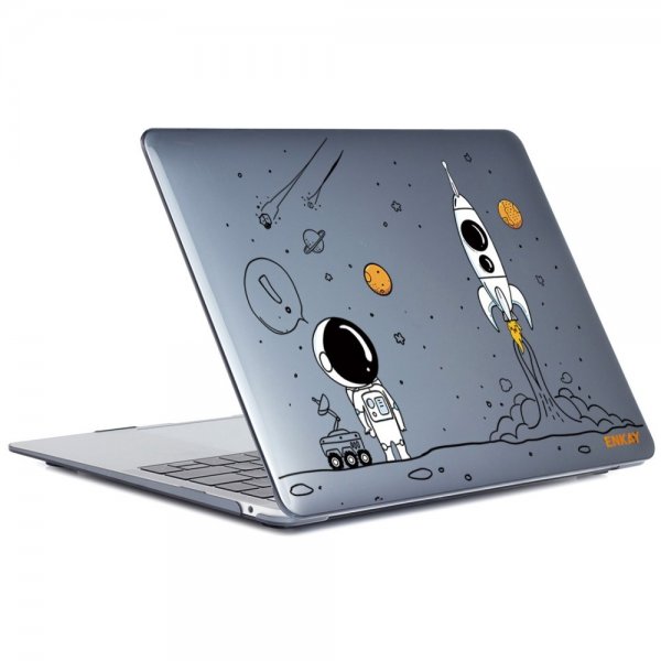 Enkay MacBook Pro 13 Touch Bar (A1706. A1708. A1989. A2159) Kuori Kuviolla Astronautti Nro 1