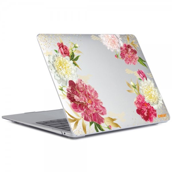 Enkay MacBook Pro 14 (A2442) Kuori Kukka Kuosi Yrttipionit