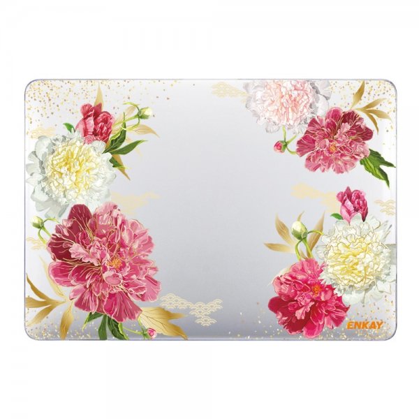 Enkay MacBook Pro 14 (A2442) Kuori Kukka Kuosi Yrttipionit