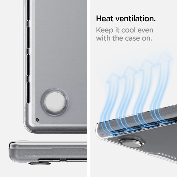 Spigen MacBook Pro 14 M1 (A2442)/M2 (A2779)/M3 (A2918 A2992) Thin Fit Crystal Clear -suojakuori