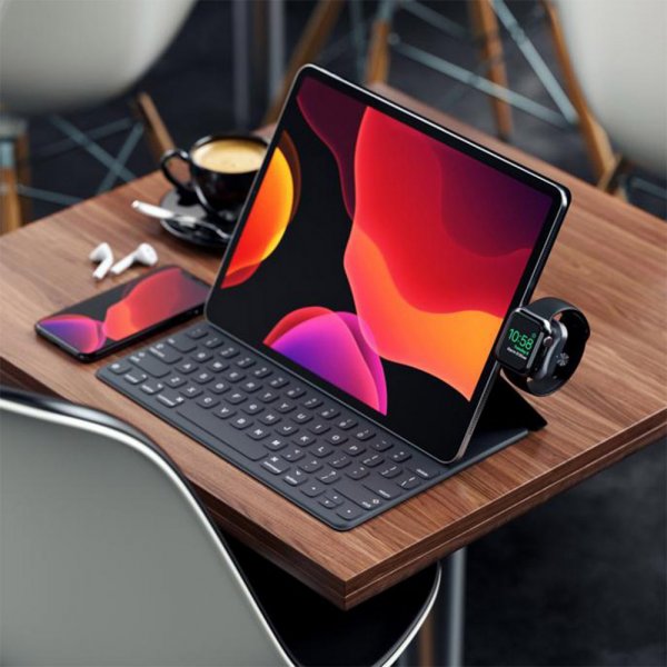 Satechi Magneettinen USB-C langaton laturi Apple Watchille