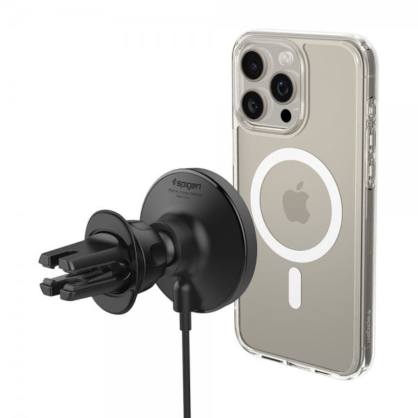 Spigen MagSafe-autoteline langattomalla latauksella OneTap Pro 4 Air Vent
