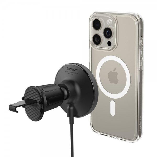 Spigen MagSafe-autoteline langattomalla latauksella OneTap Pro 4 Air Vent Hook