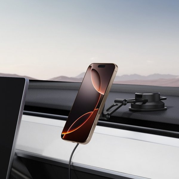 Spigen MagSafe-autoteline langattomalla latauksella OneTap Pro 4 Dashboard/Windshield