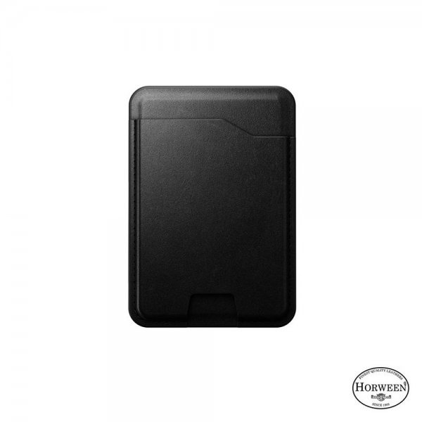 Nomad MagSafe-korttikotelo nahkaa Mag Wallet Find My Tracking, musta
