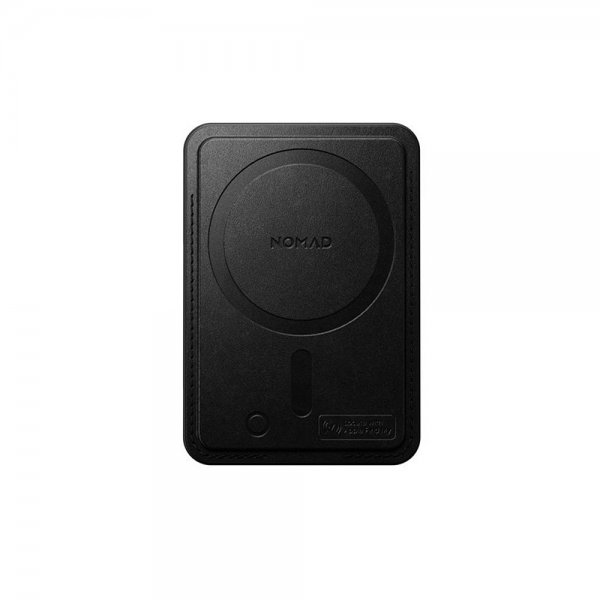 Nomad MagSafe-korttikotelo nahkaa Mag Wallet Find My Tracking, musta