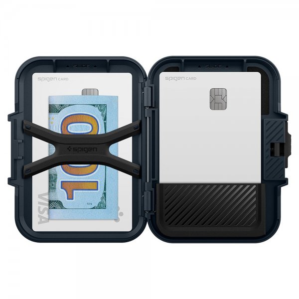 Spigen MagSafe-korttikotelo Lock Fit MagFit Metal Slate