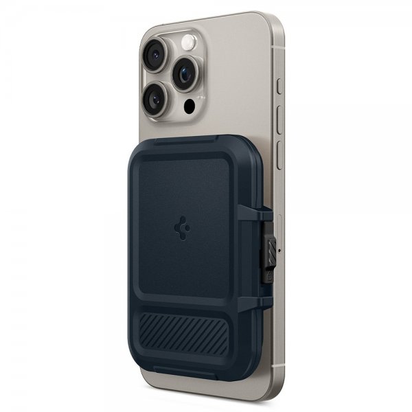 Spigen MagSafe-korttikotelo Lock Fit MagFit Metal Slate