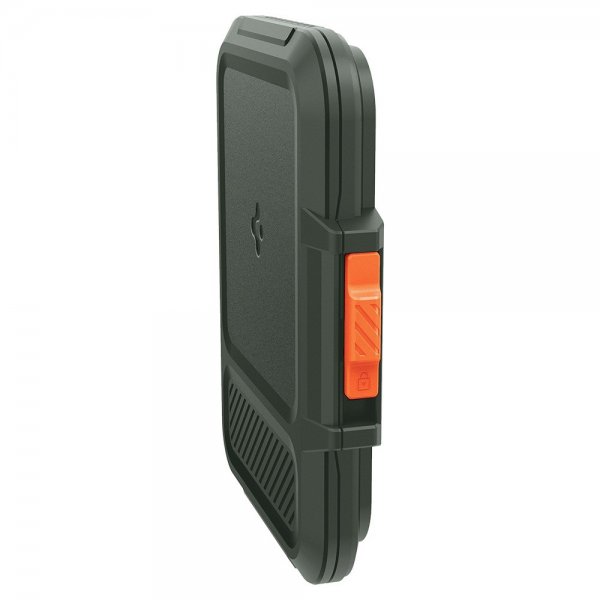 Spigen MagSafe-korttikotelo Lock Fit MagFit Military Green