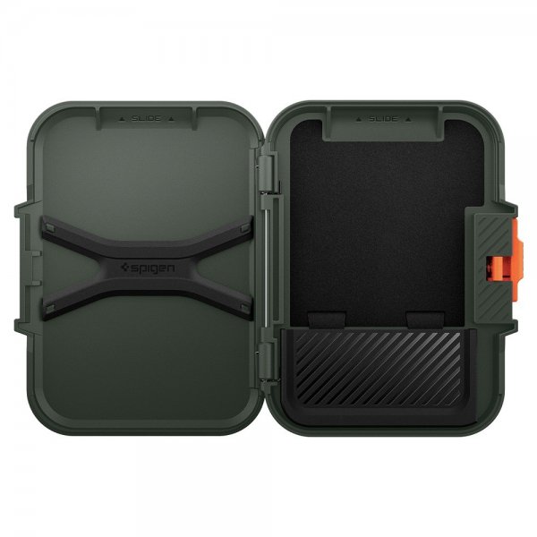 Spigen MagSafe-korttikotelo Lock Fit MagFit Military Green