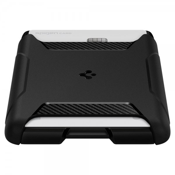 Spigen MagSafe korttikotelo Rugged Armor 3 Cards MagFit Musta