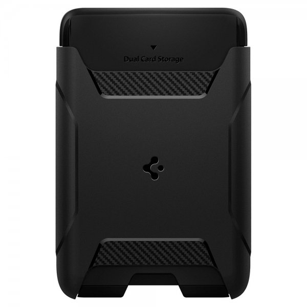 Spigen MagSafe korttikotelo Rugged Armor 3 Cards MagFit Musta