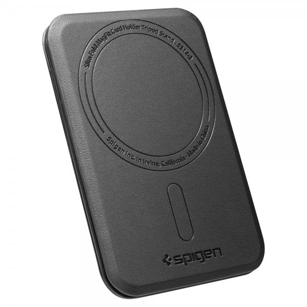 Spigen MagSafe -korttikotelo Slim Fold MagFit Tripod S314-3 Musta