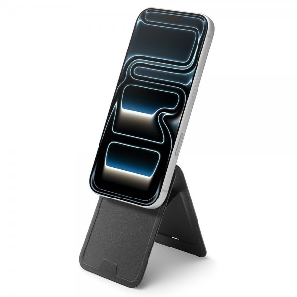 Spigen MagSafe -korttikotelo Slim Fold MagFit Tripod S314-3 Musta