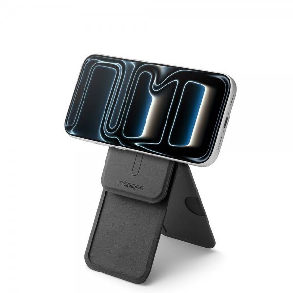 Spigen MagSafe korttikotelo Slim Fold MagFit Tripod, musta