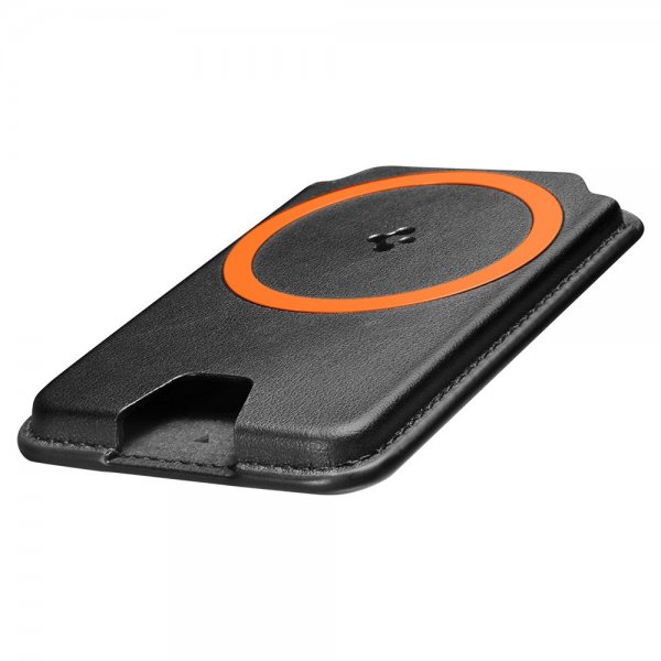 Spigen MagSafe korttikotelo Valentinus 3 Cards Holder MagFit Plus Musta