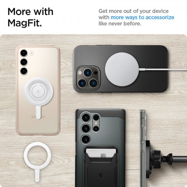 Spigen MagSafe Magneettirengaslevy Valkoinen