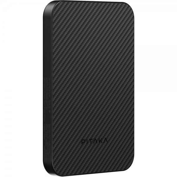 Pitaka MagSafe Powerbank Aramidikuitu 5000 mAh Musta/Harmaa Toimikas