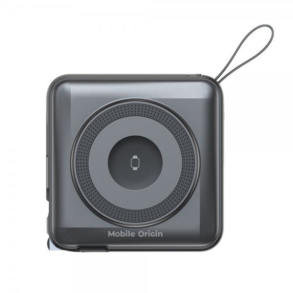 Mobile Origin MagSafe-varavirtalähde/matkalaturi, sisäänrakennetut kaapelit/Apple Watch -lataus, musta