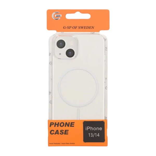 iPhone 13/iPhone 14 Kuori TPU MagSafe Läpinäkyvä