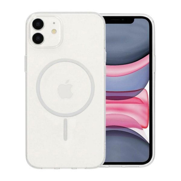 iPhone 11 -läpinäkyvä MagSafe-kuori
